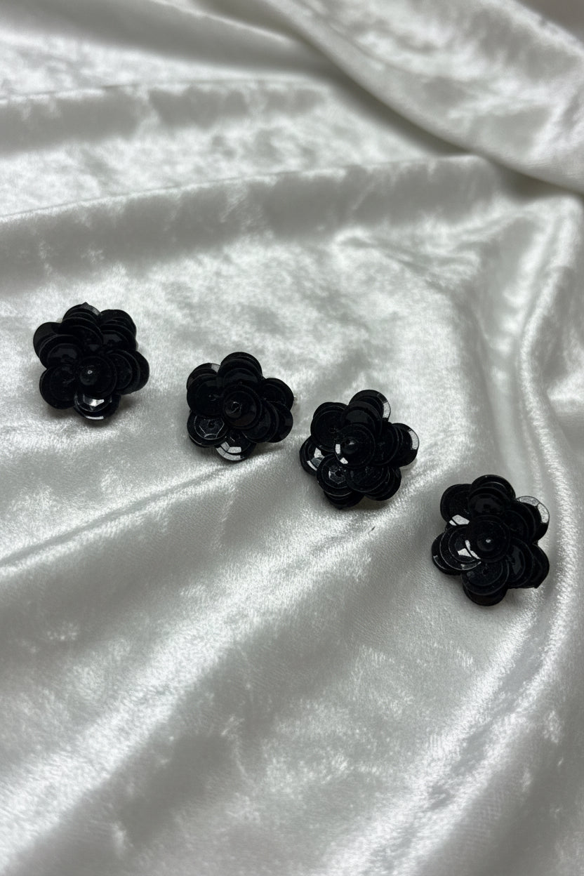 Bloom Sequin Floral Rings -     Adjustable