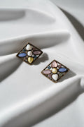 Midnight Bloom Art Deco Statement Ring